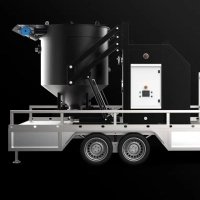 dkurzacz przemysłowy ATLAS 22 kW do instalacji na przyczepie nie w komplecie