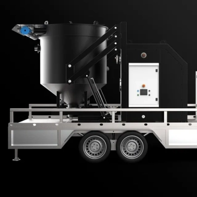 dkurzacz przemysłowy ATLAS 22 kW do instalacji na przyczepie nie w komplecie