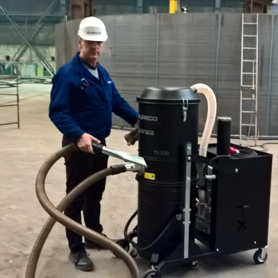 odkurzacz cyklonowy ATEX do pyłu aluminium wykonanie