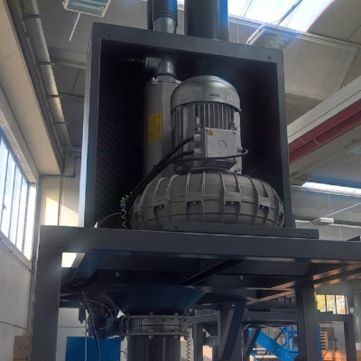centralny odkurzacz przemysłowy przeciwwybuchowy ATEX do lakierni farby proszkowej turbina