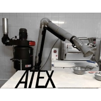 DF 40 ATEX 1/3D Z20/22 odpylacz 4 kW do pylow PVC ALU centralny system