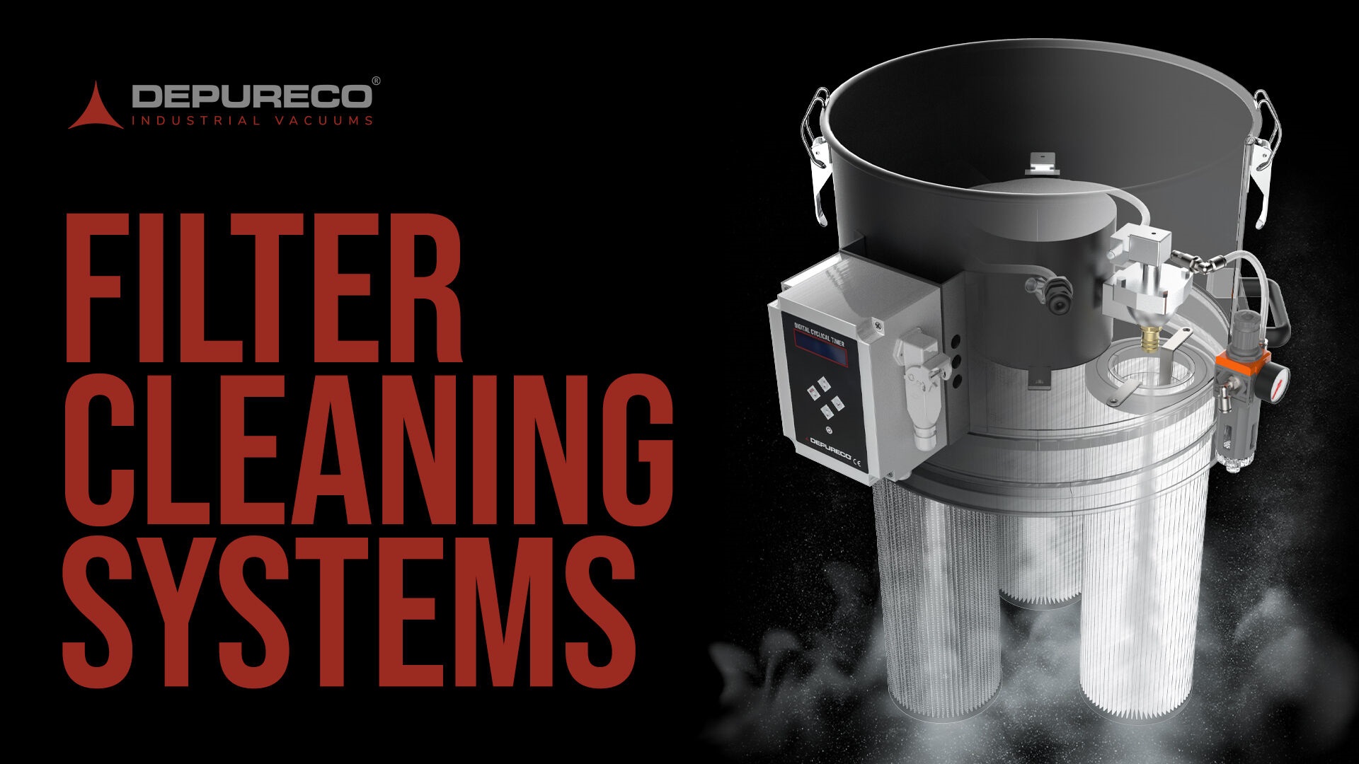 Poznaj dostępne systemy czyszczenia filtrów powietrza w odkurzaczach Depureco