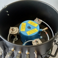 separator cyklonowy z filtrem czyszczenie wstecznym przedmuchem do centralnej instalacji odkurzania filtry